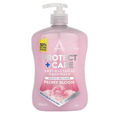 Astonish Antibacterial Handwash Peony Bloom 650ml - Case of 12