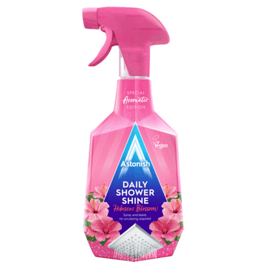 Astonish Daily Shower Shine Spray Hibiscus Blossom 750ml - Case of 12