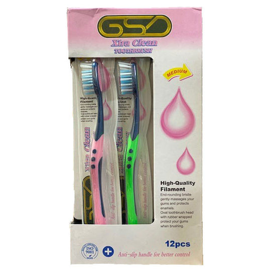 GSD Xtra Clean Toothbrush - Case of 12