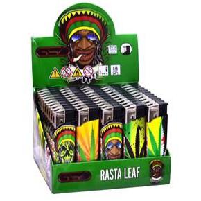 GSD Disposable Rasta Leaf Lighter