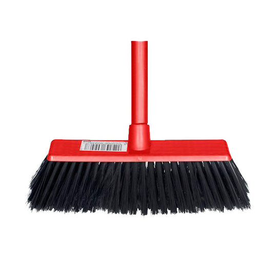 Red Broom Hard & Handle Set