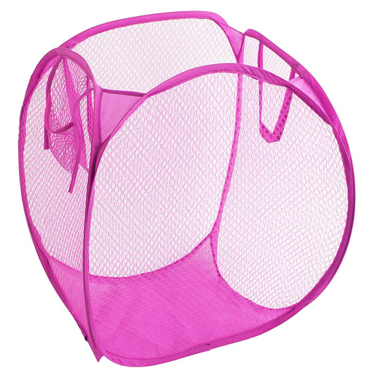 Pop Up Laundry Hamper Pink
