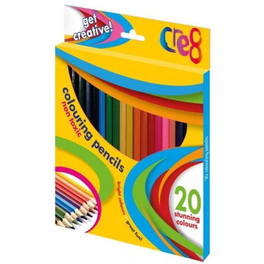 Cre8 Colouring Pencils 20 Pack