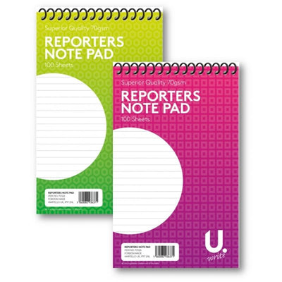 Reporters Note Pad 70gsm - Case Of 6