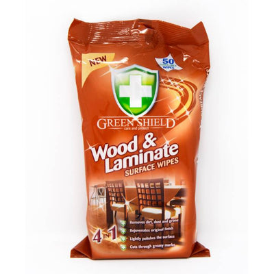 Green Shield Wood & Laminate Surface Wipes 70 Pack