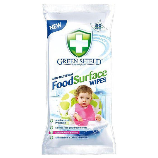 Green Shield Anti-bacterial Food Surface Wipes 70 Pack