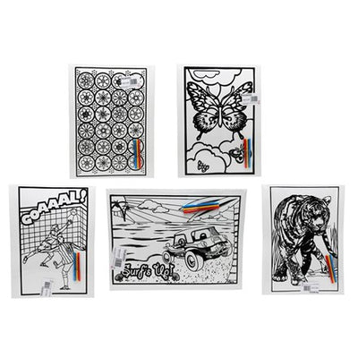 Large Colouring Emojis Boards - Case of 12