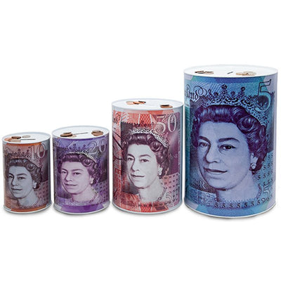 Pound Note Money Saving Tin Extra Large