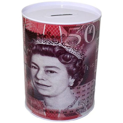 Pound Note Money Saving Tin Large