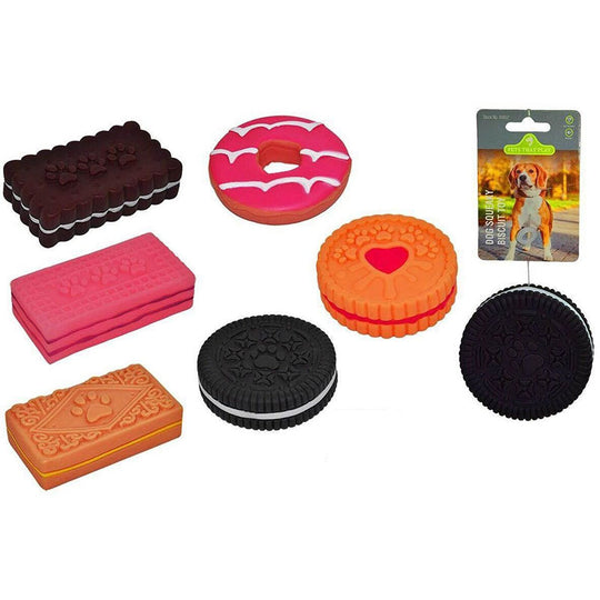 Pets that Play Dog Squeaky Biscuit Toy