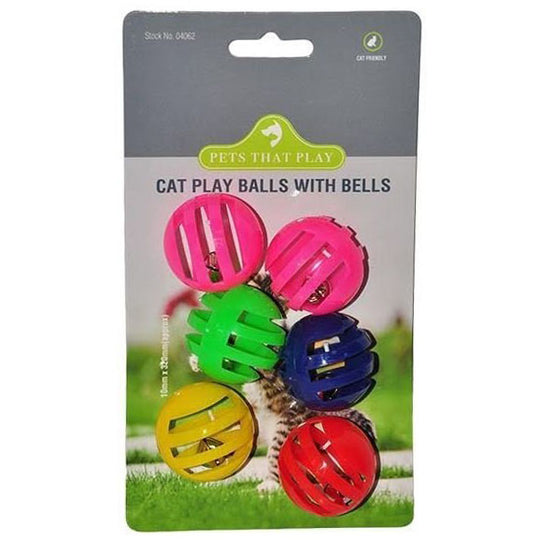 Pets that Play Cat Play Balls with Bells