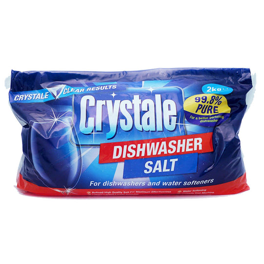 Crystale Dishwasher Salt 2kg - Case of 6