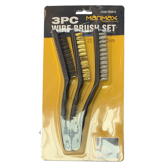 Manmax Wire Brush Set 3 Pack
