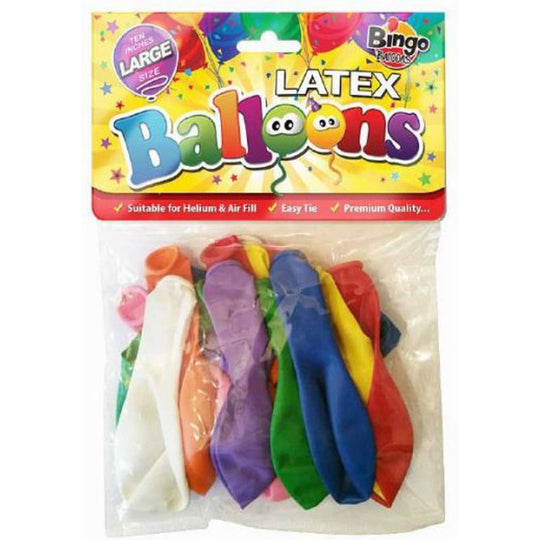 Bingo Mix Colour Balloons 16Pk - Case of 10