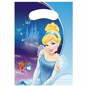 Disney Princess Cinderella Gift Bags 6 Pack