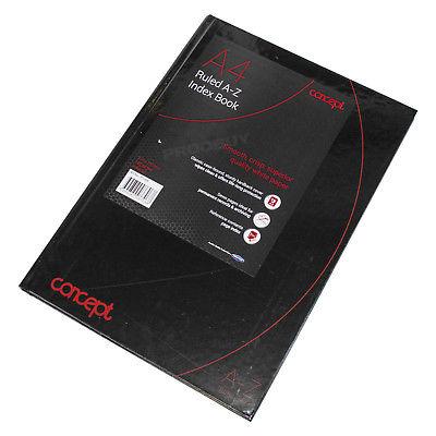 A4 A-Z Tabbed Address Index Book