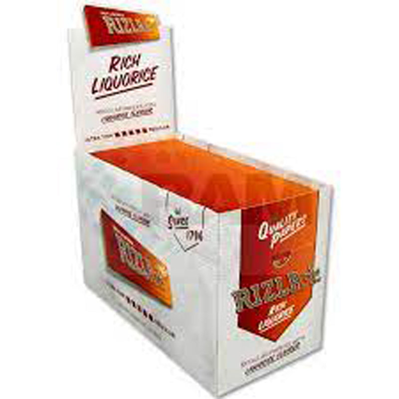 Rizla Rolling Papers Regular Rich Liquorice - Case of 100 Wholesale
