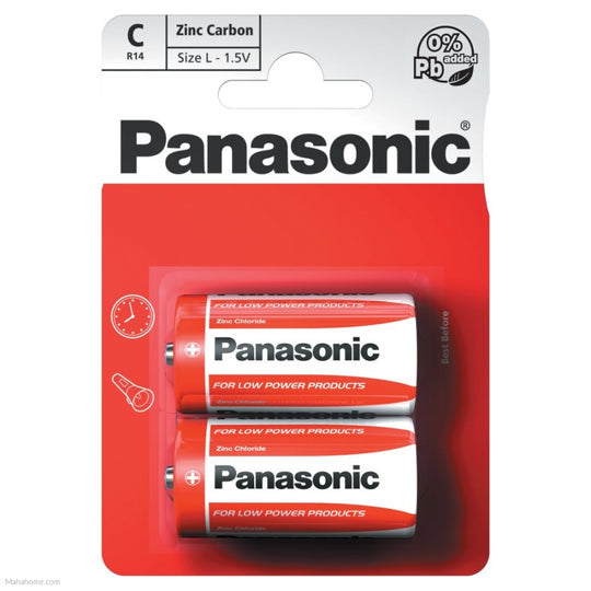 Panasonic C Battery 2 Pack