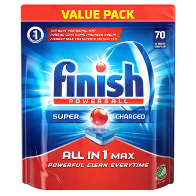 Finish Powerball All In 1 Max 70 Tablets - Case of 4
