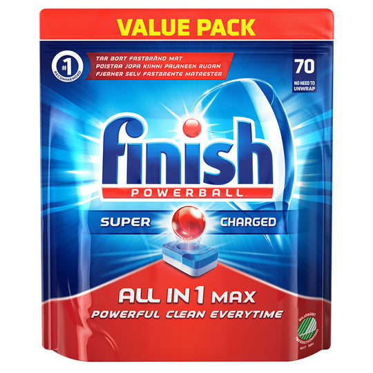 Finish Powerball All In 1 Max 70 Tablets - Case of 4