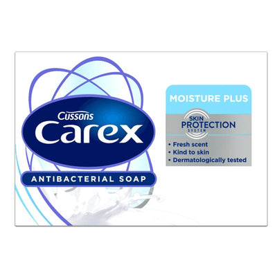 Carex Antibacterial Soap Bar Moisture Plus 100g - Case of 24