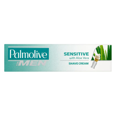 Palmolive Men Shave Cream Sensitive with Aloe Vera 63ml - Case of 12