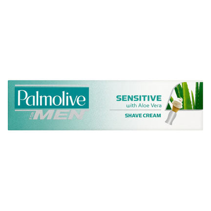 Palmolive Men Shave Cream Sensitive with Aloe Vera 63ml - Case of 12