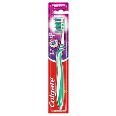 Colgate Toothbrush Zig Zag Plus Medium - Tray of 12