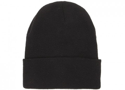 Children Black Beanie Hat