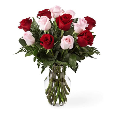 Rose Bunch 8 Head 2 Tones