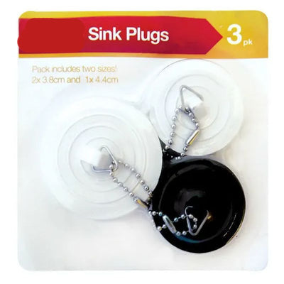 Adorn Sink Plugs 3 Pack