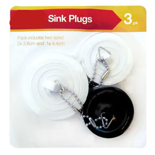 Adorn Sink Plugs 3 Pack