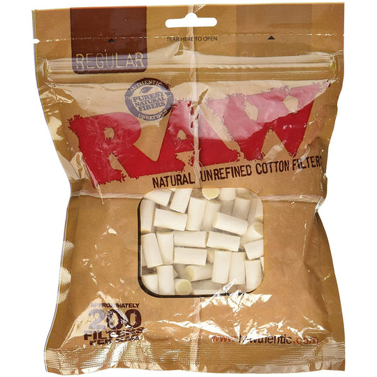 RAW Filter Tips Regular 200 Pack