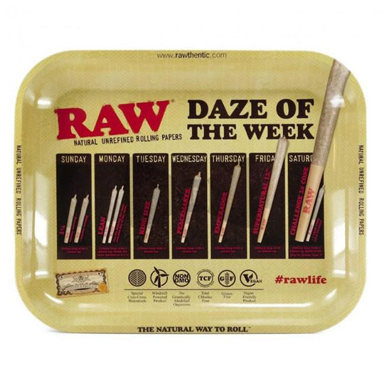 RAW Metal Rolling Tray Large