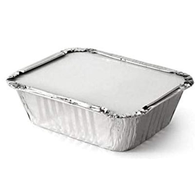 Delight Plus Foil Containers With Lids No 2 8 Pack