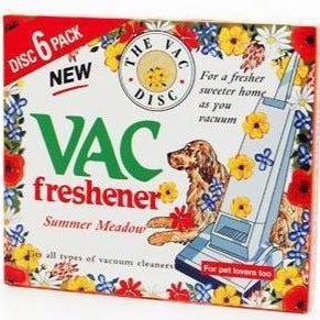 Vac Fresh Discs Freshener Summer Meadow 6 Pack - Case of 12