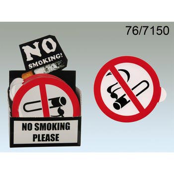 144x "No smoking" Sticker 10p each