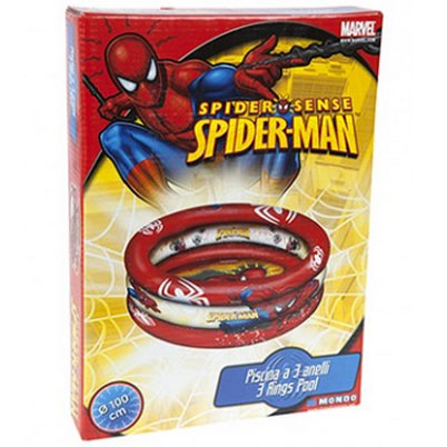 Marvel's Spiderman Paddling Pool Design 3 ring
