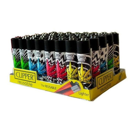 Clipper Mixed Design Lighters - Case of 40