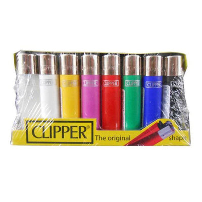 Clipper Solid Colour Lighter  - Case of 40