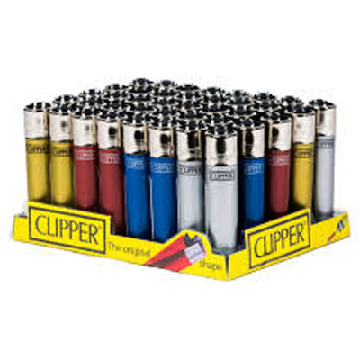 Clipper Metallic Colour Lighter  - Case of 40