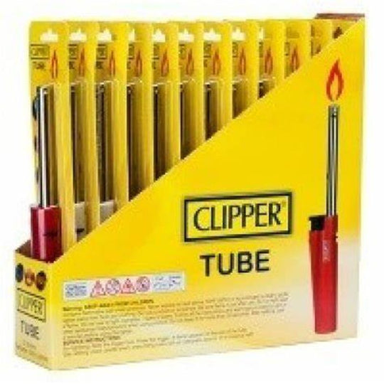 Clipper Tube Plus Shiny Lighter - Case of 12