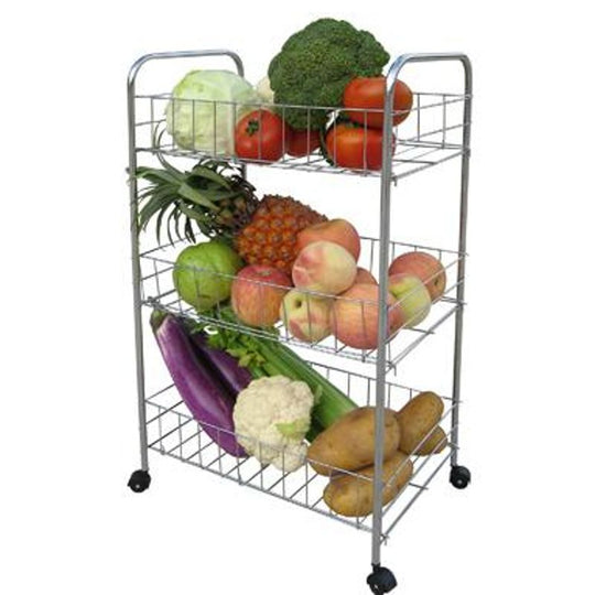 Apollo Chrome Vegetable Trolley