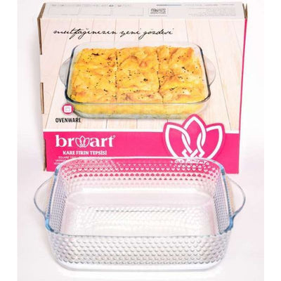 Square Honey Comb Glass Tray