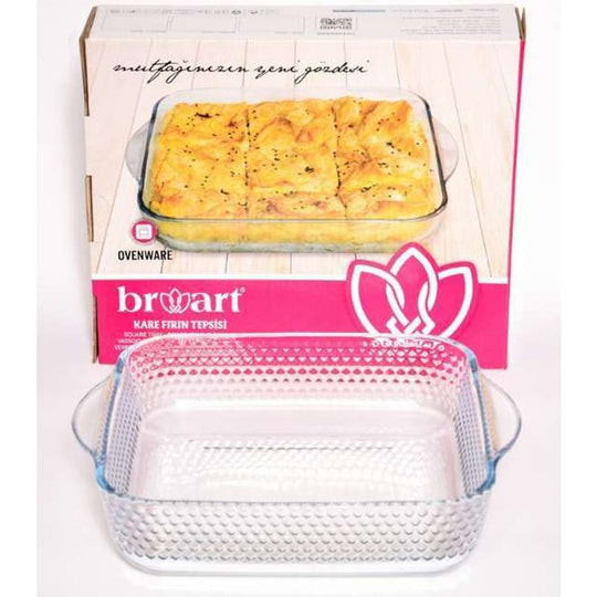 Square Honey Comb Glass Tray