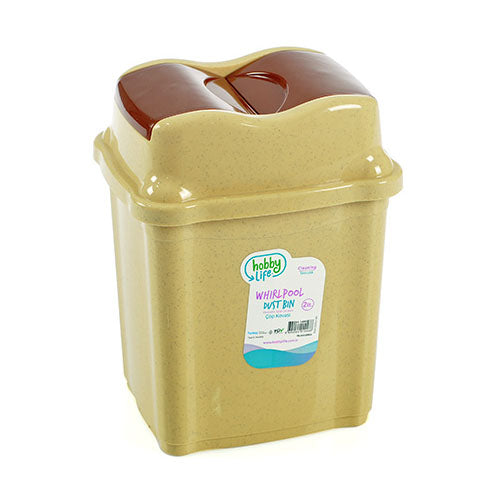 Hobby Life Whirlpool Dustbin Bin 2 Litre - Case of 4