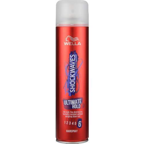 Wella Shock Waves Ultimate Hold Hair Spray 400ml - Case of 6