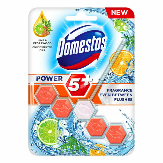 Domestos Rim Block 55g Power Cedar - Case of 9