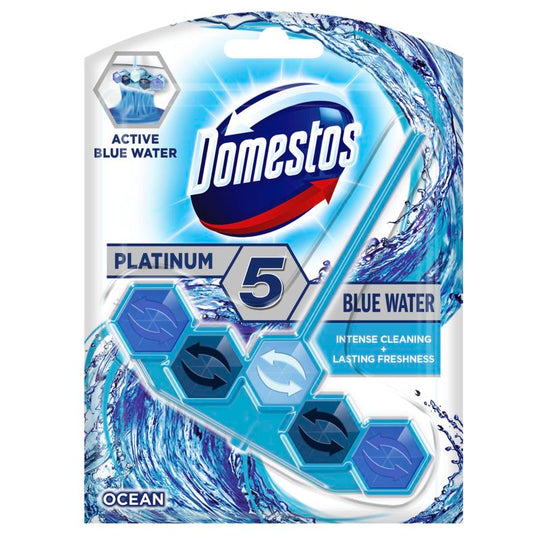 Domestos Platinum Rim Block Power Ocean 55g - Case of 7