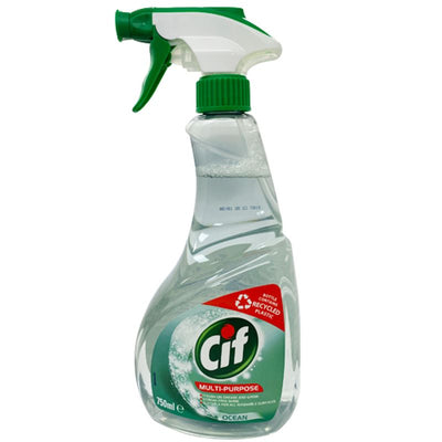 Cif Multi Purpose Spray Cleaner Ocean 750ml - Case of 6